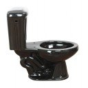 Mexican Roman Style ELONGATED TOILET  Black